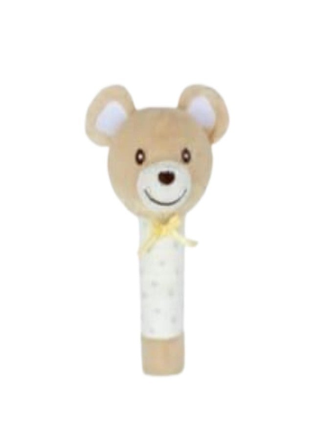Lefan Hanging Toy with Teether Activity Cute Plush Toy Rattle Toy with Bell and Hook Animal Hanging Learning for Newborn Baby Toddlers 0-12 Months (Soft-18)